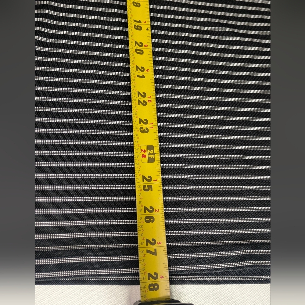 Greg Norman Men’s Five Iron Play Dry Polo Shirt Black White Striped Size XL EUC - Picture 10 of 10